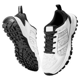 VEVOR Cross Training Shoes, M Width Sneakers US Size 8, Wide Toe Box Shoes with Arch Support & Adjustable Lace-up, Training Shoes for Running