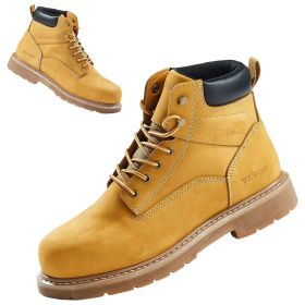 VEVOR Steel Toe Work Boots, US Size 8, Waterproof Work Boots for Men, Slip-Resistant Work Boot